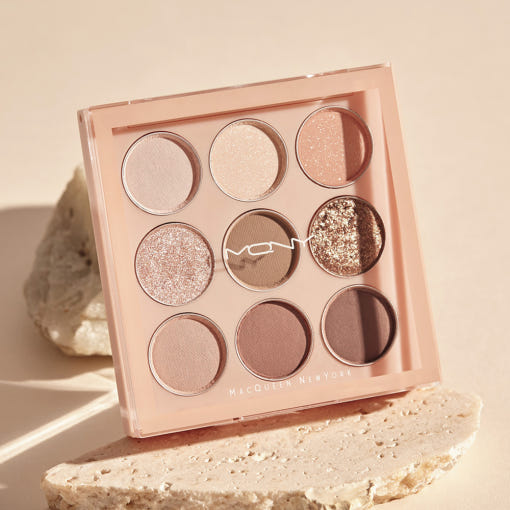 1001 Tone-On-Tone Shadow Palette Pro 9 9g #Nude Mood, MACQUEEN New York-1