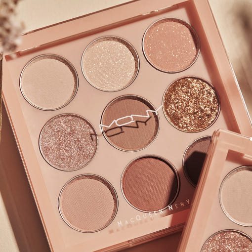 1001 Tone-On-Tone Shadow Palette Pro 9 9g #Nude Mood, MACQUEEN New York-1