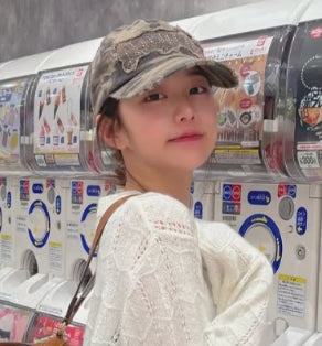 2000 Archives ANGELIC CAMO BALL CAP (IVE Jang Wonyoung Wear)