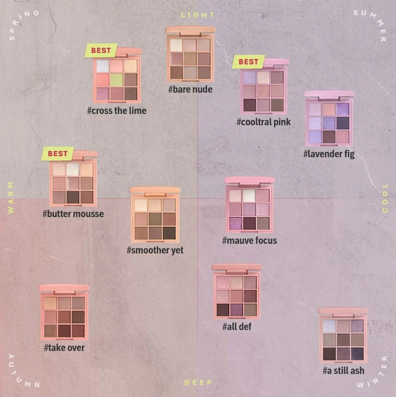 3CE Multi Eye Color Palette The Textile 8g (9colors)