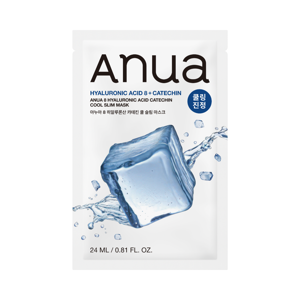 8 Hyaluronic Acid Catechin Cool Slim Mask Sheet 24ml X 10ea, Anua Anua Treatment Mask