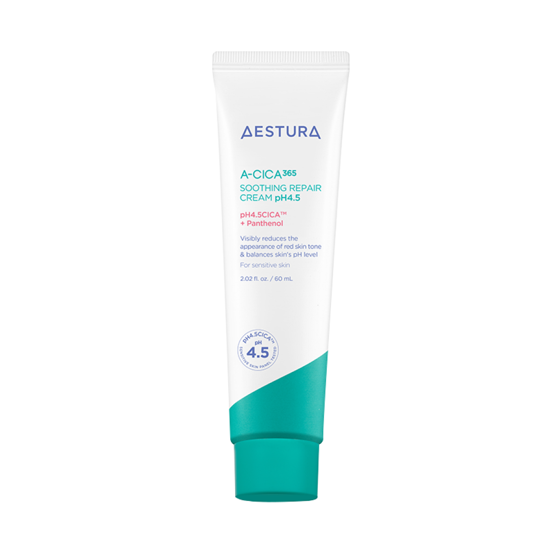 A-CICA 365 SOOTHING REPAIR CREAM pH4.5 60ml, AESTURA AESTURA Face Cream