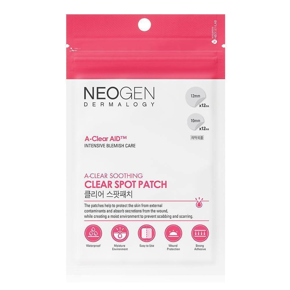 A-Clear AID Soothing Spot Patch, 24 COUNT (1 PACK), NEOGEN NEOGEN Spot Patch