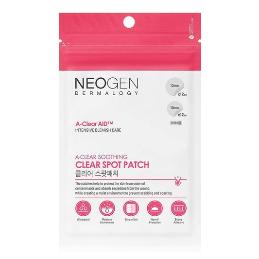 A-Clear AID Soothing Spot Patch, 24 COUNT (1 PACK), NEOGEN NEOGEN Spot Patch