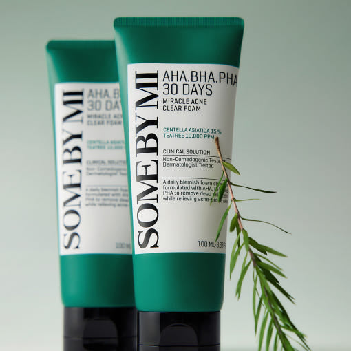 AHA-BHA-PHA 30Days Miracle Acne Clear Foam 100ml, SOME BY MI SOME BY MI Cleansing Foam