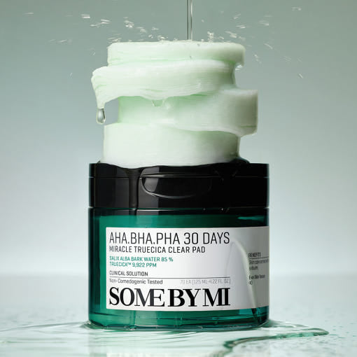 AHA-BHA-PHA 30Days Miracle Truecica Clear Cleansing Pad (70ea/125ml), SOME BY MI SOME BY MI Toner Pad