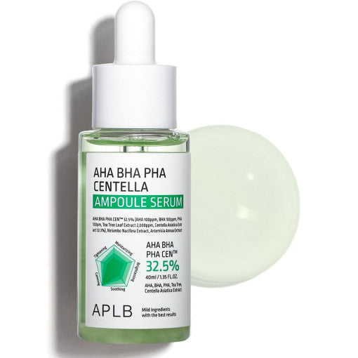 AHA BHA PHA Centella Ampoule Serum 40ml, APLB