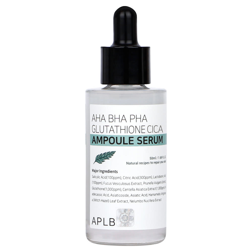 AHA BHA PHA Glutathione Cica Ampoule Serum 50ml, APLB APLB Hydrating Serums