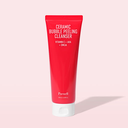 AHA Omija Ceramic Bubble Peeling Cleanser 180ml, Parnell