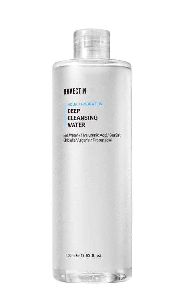 AQUA DEEP CLEANSING WATER 400ml, ROVECTIN ROVECTIN Micellar Waters