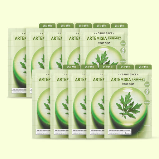 ARTEMISIA Calming EX Fresh Mask 20g X 10ea, BRINGGREEN BRINGGREEN Sheet Mask