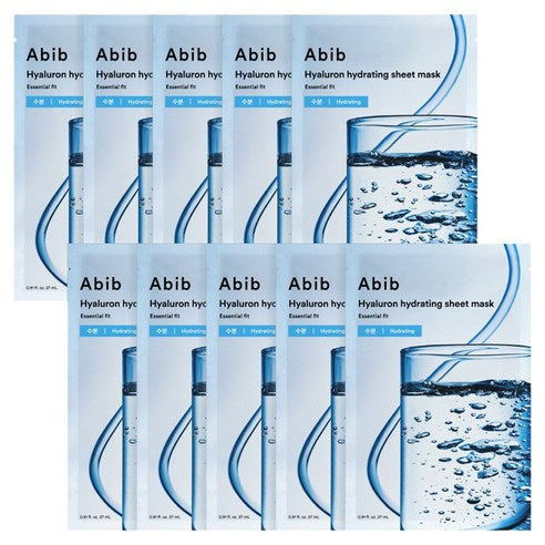 Abib Hyaluron Hydrating Sheet Mask 27ml X 10ea Abib Sheet Masks