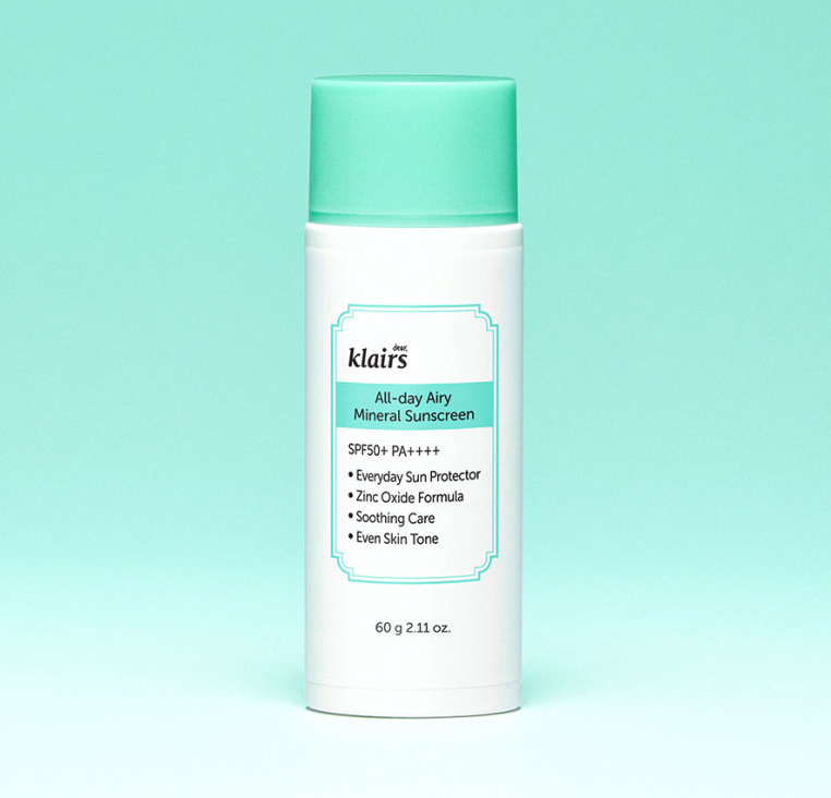 All-day Airy Mineral Sunscreen SPF50+ PA++++ 60g, KLAIRS KLAIRS Sun Cream