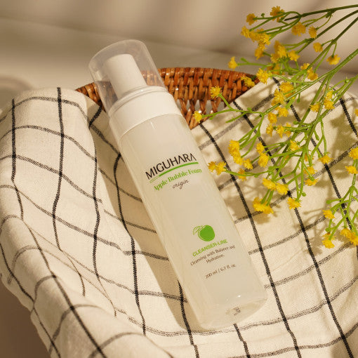 Apple Bubble Foam Origin 200ml, MIGUHARA MIGUHARA Cleansing Foam