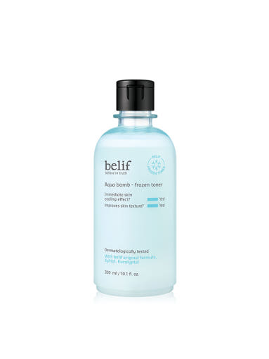 Aqua Bomb Frozen Toner 300ml, belif belif Balancing Toner