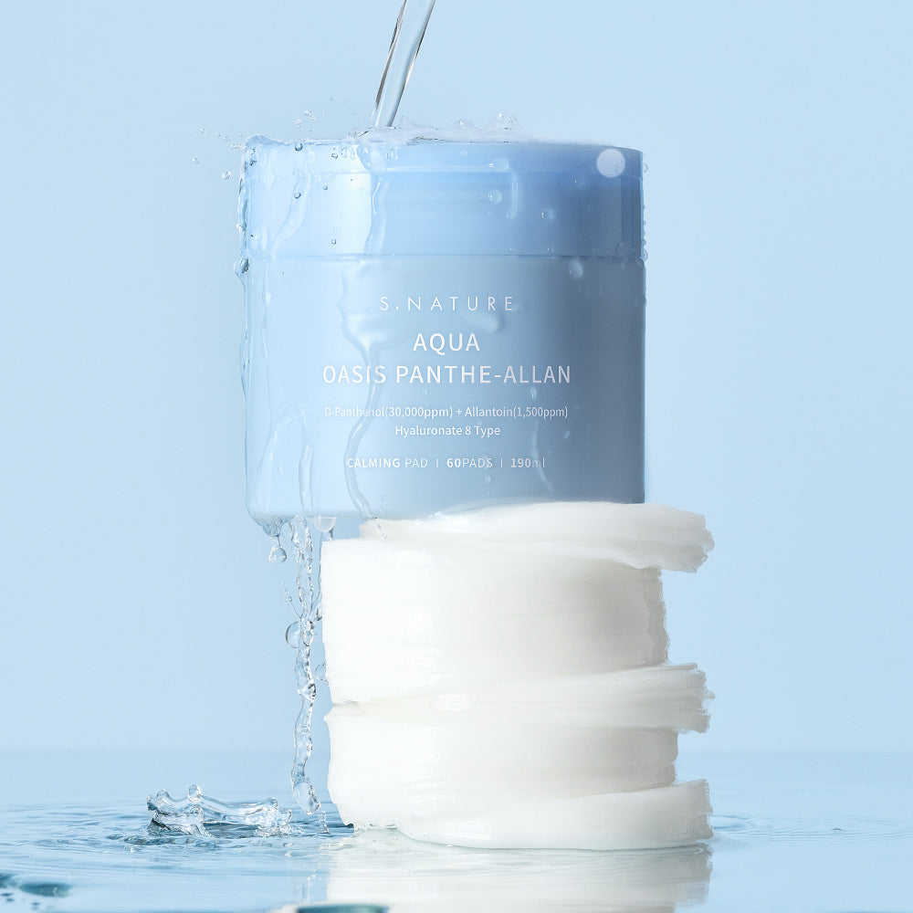 Aqua Oasis Panthe-Allan Calming Pad 60P 190ml, S.NATURE S.NATURE Toner Pad