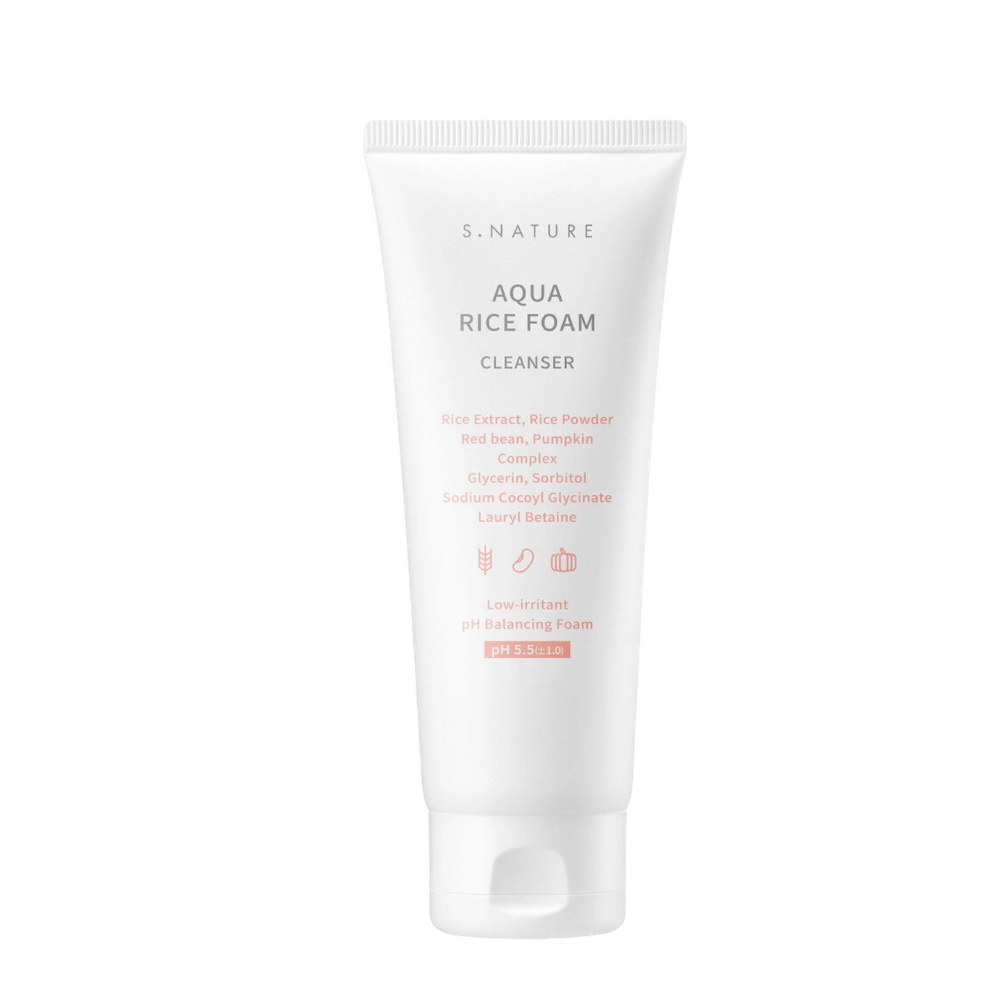 Aqua Rice Foam Cleanser 80ml, S.NATURE S.NATURE Cleansing Foam