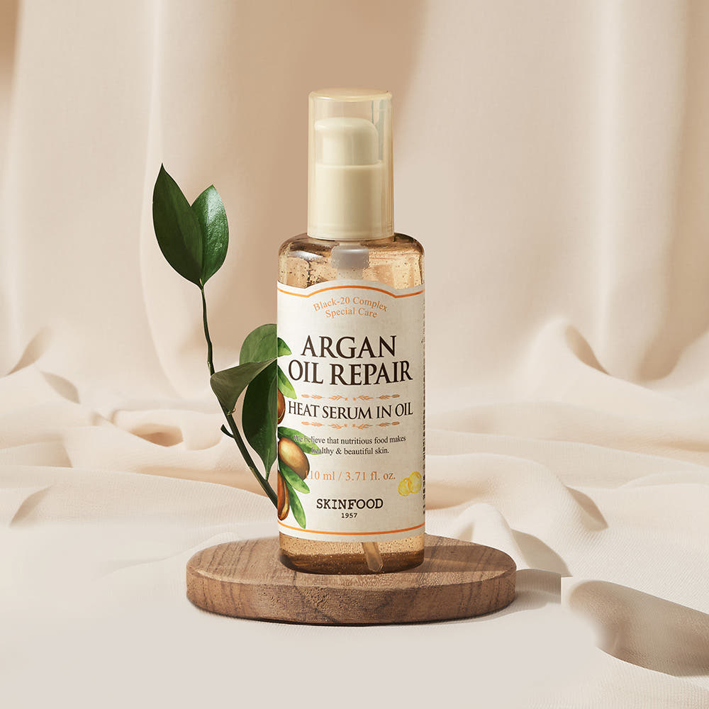 Argan Oil Repair Plus Heat Serum in Oil 110ml, SKINFOOD SKINFOOD Hair Serum