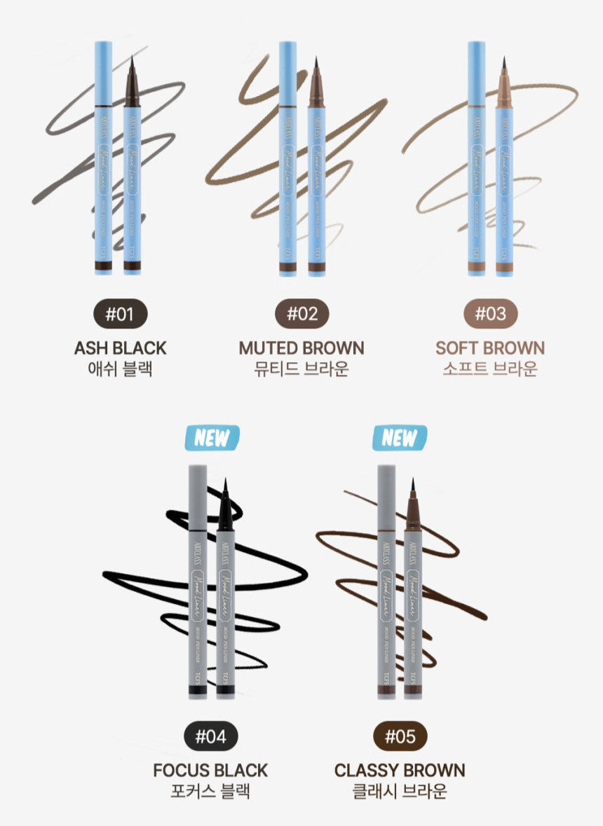 Artclass Mood Pen Liner 0.6ml (5 Colors), TOO COOL FOR SCHOOL TOO COOL FOR SCHOOL Eyeliner
