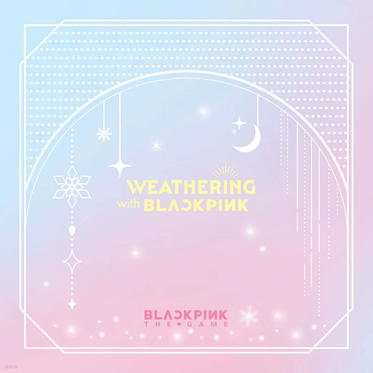 BLACKPINK - THE GAME PHOTOCARD COLLECTION (WEATHERING WITH BLACKPINK) BLACKPINK Merch Set