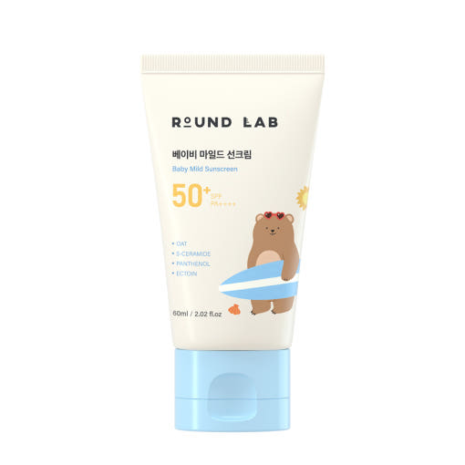 Baby Mild Sun Cream SPF 50+ PA++++ 60ml, Round Lab Round Lab Sunscreen