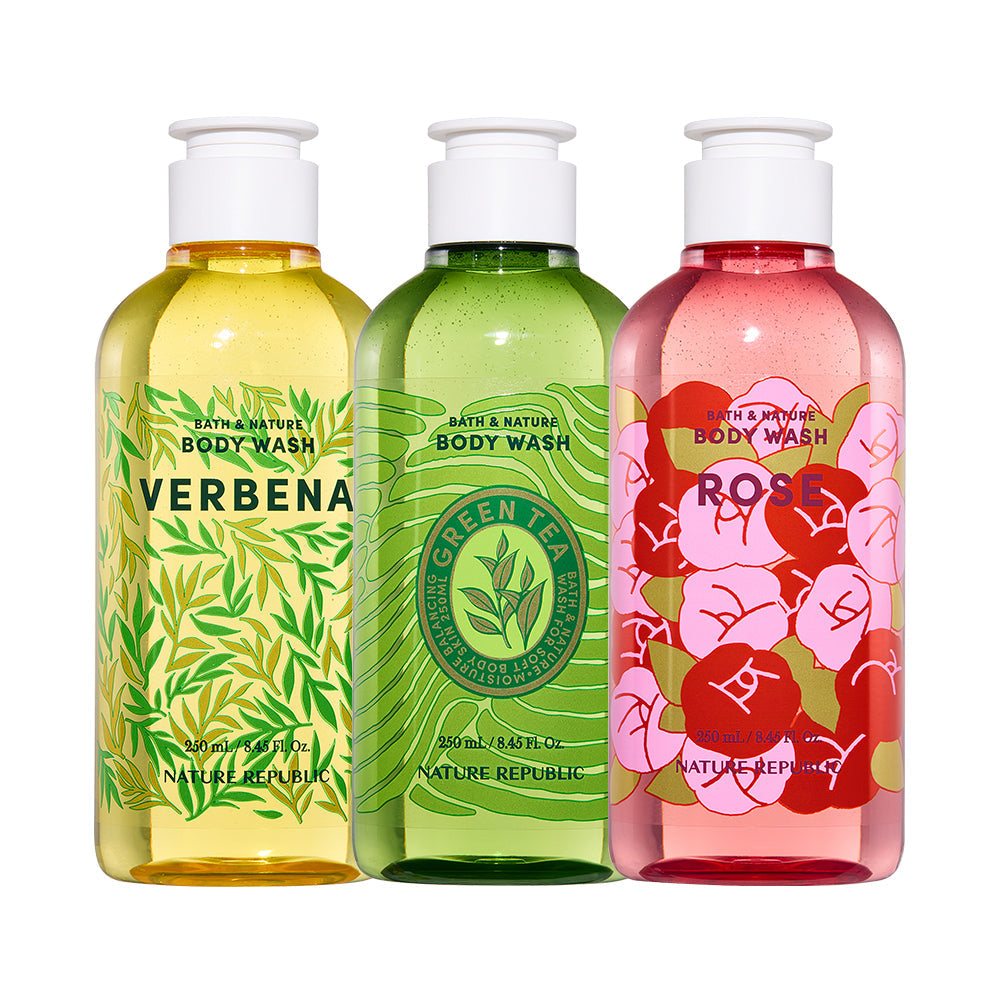 Bath And Nature Body Wash 250ml (3types), NATURE REPUBLIC NATURE REPUBLIC Body Wash
