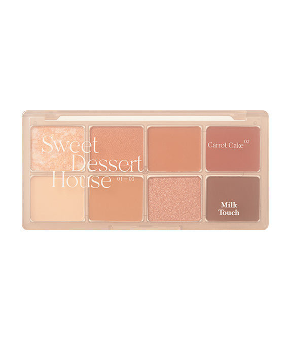 Be My Sweet Dessert House Eye Shadow Palette 14g #02 Carrot Cake, Milktouch-1