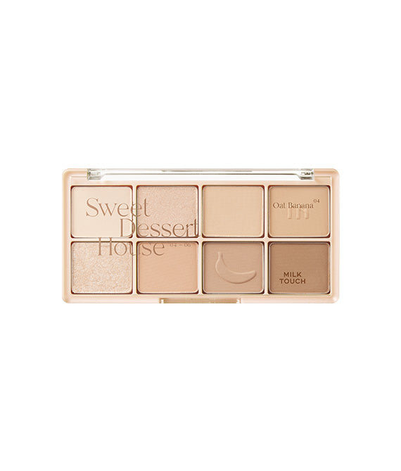 Be My Sweet Dessert House Eye Shadow Palette 14g #04 Oat Banana, milktouch