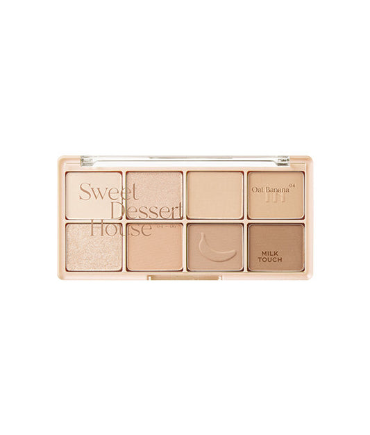 Be My Sweet Dessert House Eye Shadow Palette 14g #04 Oat Banana, milktouch