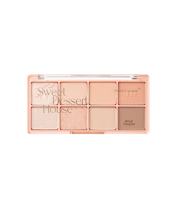 Be My Sweet Dessert House Eye Shadow Palette 14g #05 Peach Coconut, milktouch