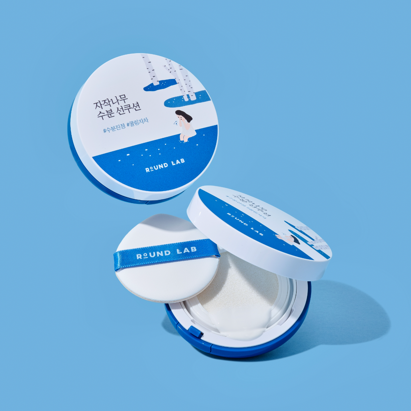 Birch Moisturizing Sun Cushion 15g (SPF 50+ PA++++), Round Lab Round Lab Sun Cushion