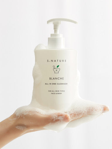 Blanche Cleanser 260ml, S.NATURE S.NATURE Cleansing Milk & Gel