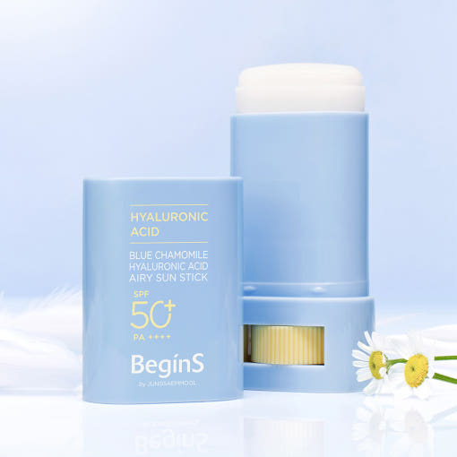 Blue Chamomile Hyaluronic Acid Airy Stick SPF50+ PA++++ 15g, JUNGSAEMMOOL JUNGSAEMMOOL Sun Stick