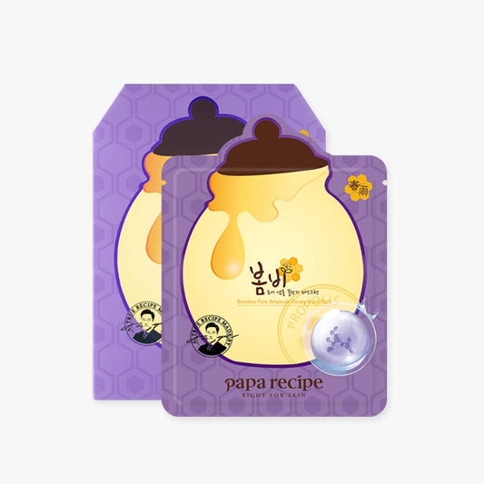 Bombee Pore Ampoule Honey Mask Pack Set 25g x 10 pcs, papa recipe papa recipe Treatment Mask