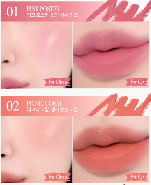 Butter Balm Crayon + Sharpener Set 3.9g (9colors), CLIO CLIO Lip & Cheek MAKEUP