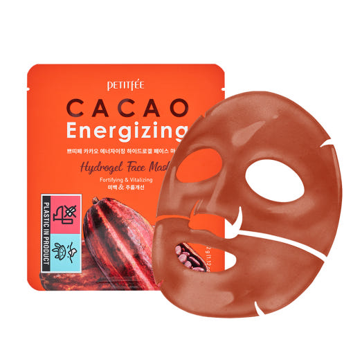 CACAO Energizing Hydrogel Face Mask 32g X 5ea, PETITFEE PETITFEE Jelly Sheet Mask