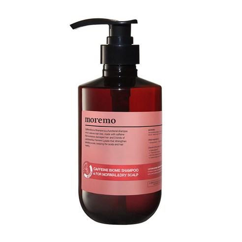 CAFFEINE BIOME SHAMPOO FOR NORMAL & DRY SCALP 500ml, moremo moremo Shampoo