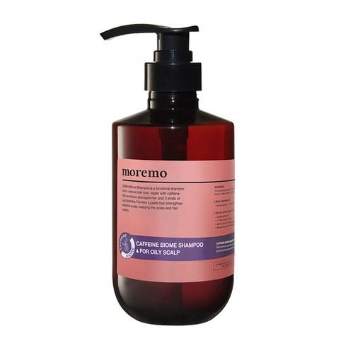 CAFFEINE BIOME SHAMPOO FOR OILY SCALP 500ml, moremo moremo Shampoo