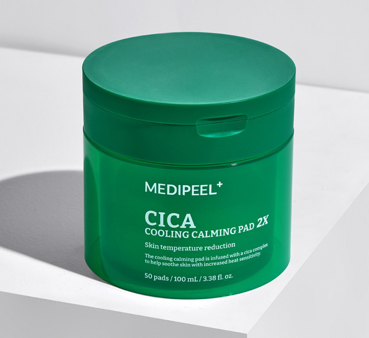 CICA COOLING CALMING PAD 2X 100ml / 50pads, MEDIPEEL MEDIPEEL Toner Pad