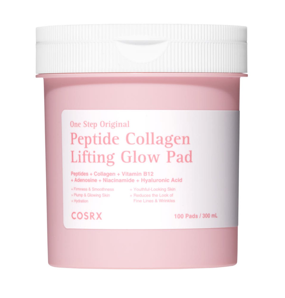 COSRX One Step OriginalPeptide CollagenLifting Glow Pad 300ml/100ea