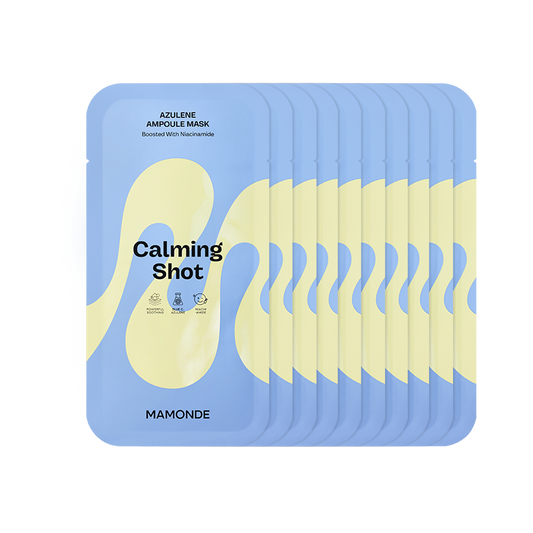 Calming Shot Azulene Ampoule Mask 23ml X 10ea, Mamonde Mamonde Sheet Mask