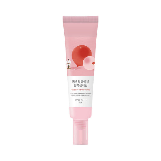 Camellia Deep Collagen Firming Sun Serum 50ml (SPF 50+ PA++++), Round Lab Round Lab Sun Serum
