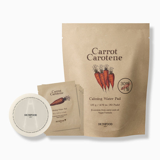 Carrot Carotene Calming Water Pad 135g/30 Pads (Refill), SKINFOOD SKINFOOD Toner Pad