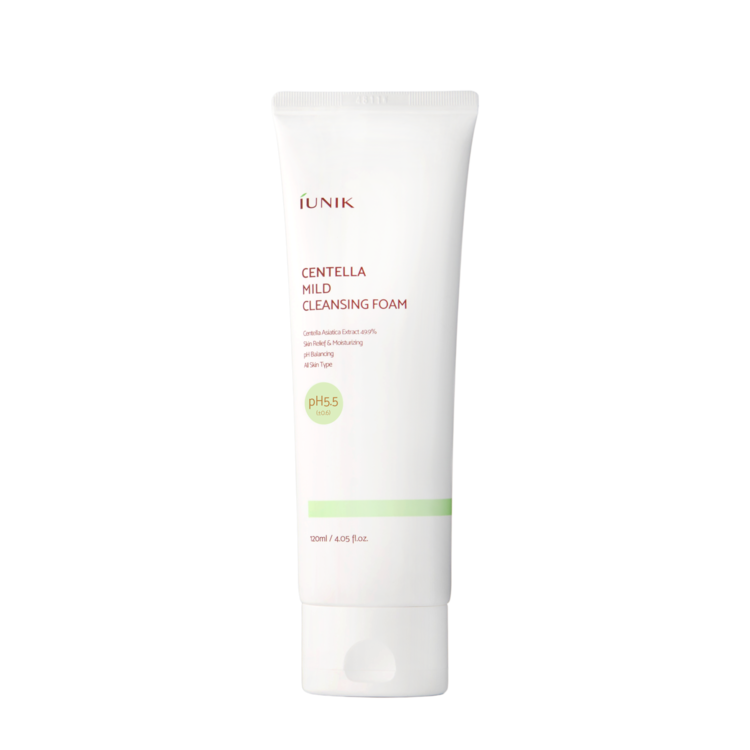 Centella Mild Cleansing Foam 120ml, iUNIK iUNIK Cleansing Foam