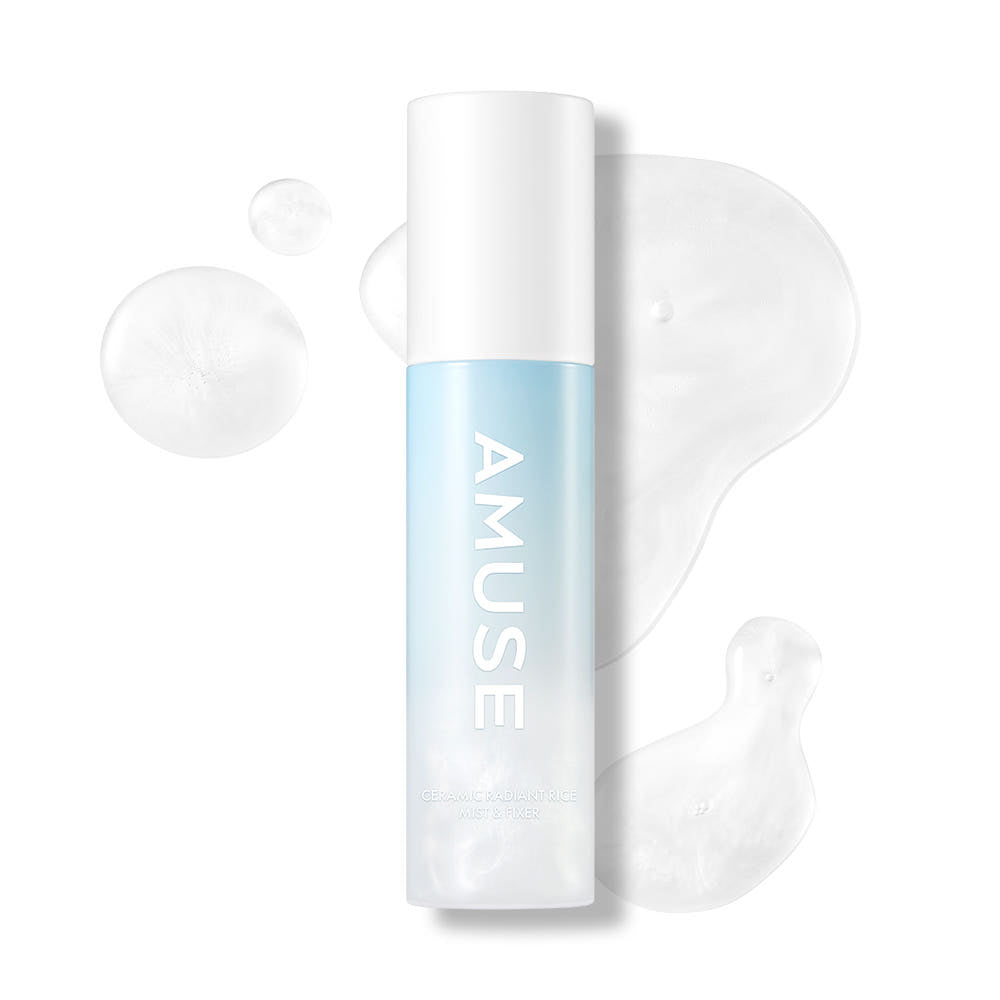 Ceramic Radiant Rice Mist & Fixer 80ml, AMUSE AMUSE Makeup Fixer