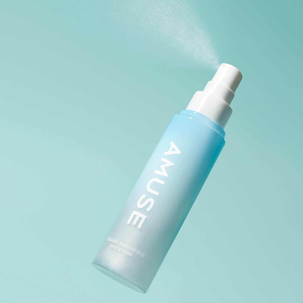 Ceramic Radiant Rice Mist & Fixer 80ml, AMUSE AMUSE Makeup Fixer