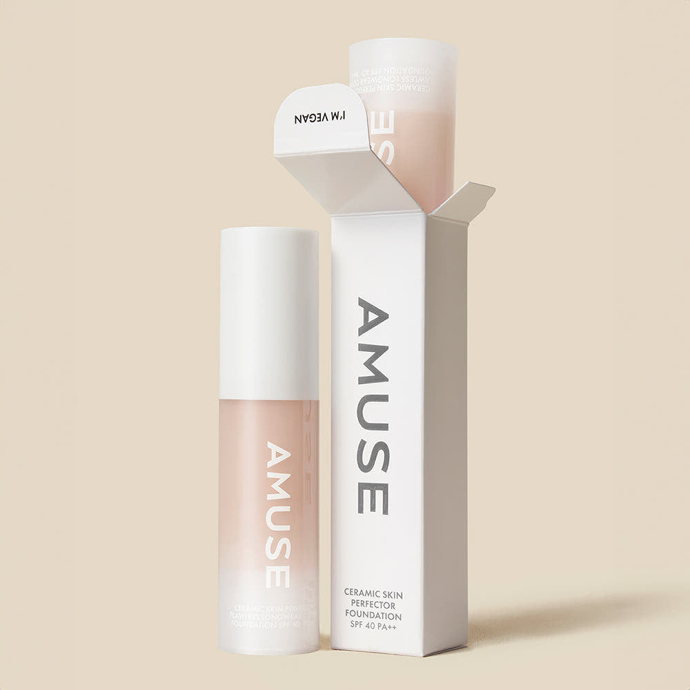 Ceramic Skin Perfector Foundation Mini 15mL SPF40 PA++(3 Colors),AMUSE AMUSE Foundation