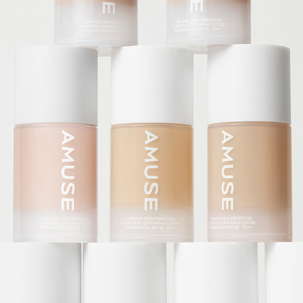 Ceramic Skin Perfector Foundation SPF40 PA++ 30ml (4 Colors), AMUSE AMUSE Foundation