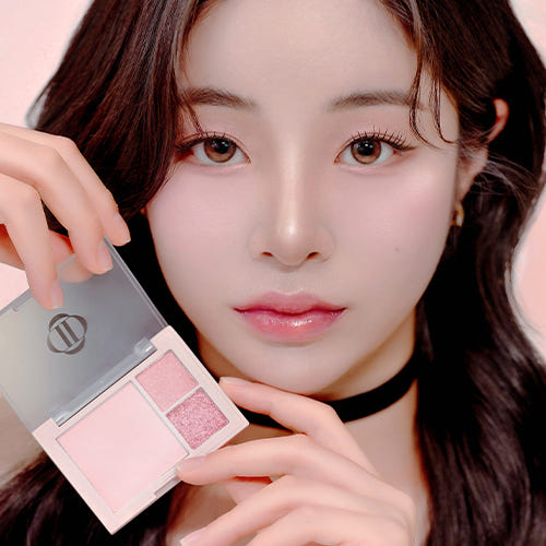 Cheek & Eye Multi-Use Palette 6.5g (3color), Dinto Dinto Eyeshadow & Face Blush