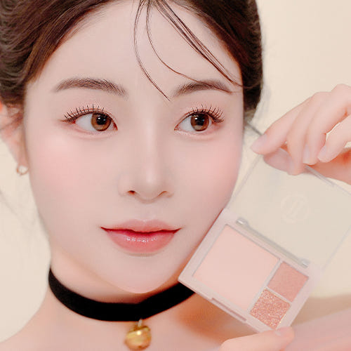 Cheek & Eye Multi-Use Palette 6.5g (3color), Dinto Dinto Eyeshadow & Face Blush